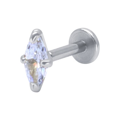 Tragus Piercing with Titanium Bar TRP-2693-TI